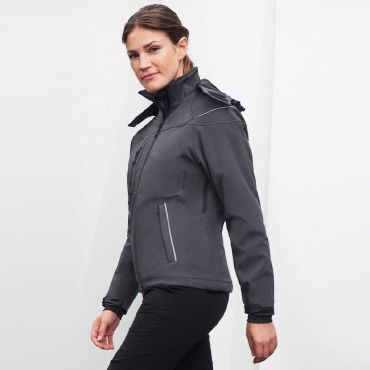Chaqueta softshell con capucha mujer Winter Softshell Chaqueta softshell con capucha mujer Winter Softshell