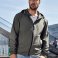 Chaqueta softshell con capucha hombre Hooded Softshell. .