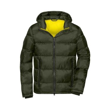 Chaqueta acolchada reciclada con capucha hombre Padded Chaqueta acolchada reciclada con capucha hombre Padded