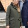 Parka con capucha reciclada mujer Business. .
