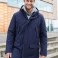 Parka con capucha reciclada hombre Business. .
