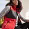 Chaleco polar en tejido mixto reciclado mujer Fleece. .