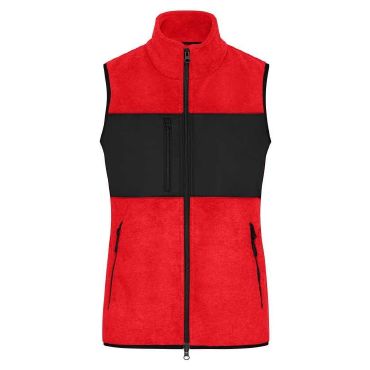 Chaleco polar en tejido mixto reciclado mujer Fleece Chaleco polar en tejido mixto reciclado mujer Fleece