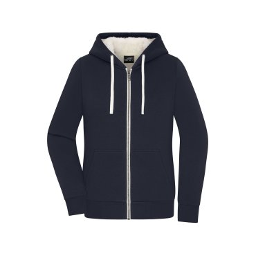 Sudadera con capucha y cremallera sostenible mujer Doubleface Sudadera con capucha y cremallera sostenible mujer Doubleface