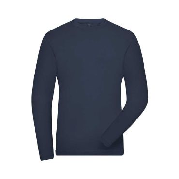 Camiseta de trabajo manga larga orgánica hombre Bio Stretch-Longsleeve Work