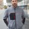Chaqueta polar reciclada melange unisex Structure Fleece. .