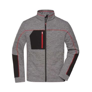 Chaqueta polar reciclada melange unisex Structure Fleece Chaqueta polar reciclada melange unisex Structure Fleece