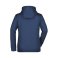 Sudadera con capucha y cremallera mujer Doubleface. .