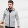 Chaqueta polar con capucha hombre Knitted Fleece. .