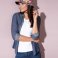 Blusa vaquera manga larga easy care mujer Denim. .
