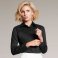 Blusa manga larga mujer Shirt Slim Fit. .