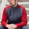 Chaqueta híbrida hombre Knitted Hybrid. .