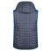 Chaleco acolchado con capucha hombre Knitted Hybrid. .