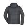 Chaqueta con capucha híbrida hombre Knitted Hybrid. .