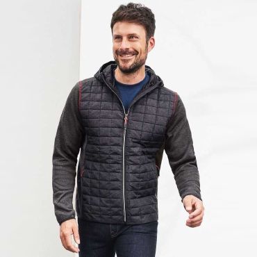 Chaqueta con capucha híbrida hombre Knitted Hybrid Chaqueta con capucha híbrida hombre Knitted Hybrid