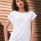 Camiseta cuello de pico orgánica mujer Casual-T. .