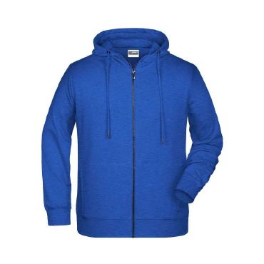 Sudadera con capucha y cremallera orgánica hombre Zip Sudadera con capucha y cremallera orgánica hombre Zip