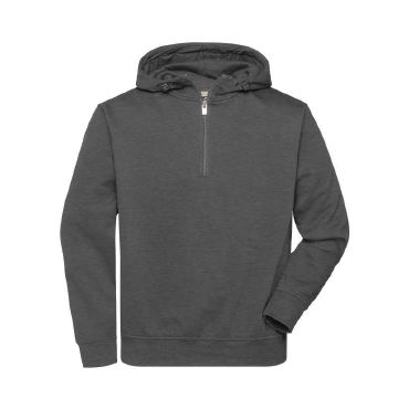Sudadera con capucha y media cremallera orgánica unisex Bio Workwear Half Zip Sudadera con capucha y media cremallera orgánica unisex Bio Workwear Half Zip