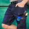 Pantalón corto de trabajo vaquero orgánico unisex Workwear Stretch. .