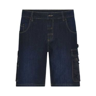 Pantalón corto de trabajo vaquero orgánico unisex Workwear Stretch Pantalón corto de trabajo vaquero orgánico unisex Workwear Stretch