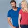 Camiseta cuello de pico ajustada hombre Slim Fit V-T. .