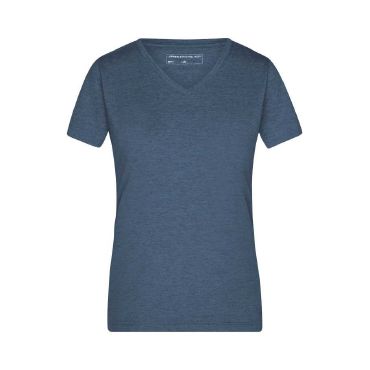 Camiseta cuello de pico mujer Heather Camiseta cuello de pico mujer Heather
