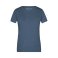 Camiseta cuello de pico mujer Heather. .