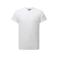 Camiseta rayada reciclada unisex Comis. Color white.
