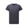 Camiseta rayada reciclada unisex Comis. Color navy marl.
