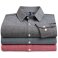 Camisa manga larga hombre Slub Chambray. .
