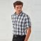Camisa de cuadros manga larga hombre Gimmill. .