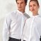 Camisa cuello Mao manga larga unisex Grandad. .