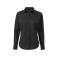 Camisa manga larga mujer Poplin. Color black.