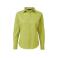 Camisa manga larga mujer Poplin. Color lime.