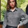 Camisa manga larga mujer Slub Chambray. .