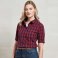 Camisa de cuadros manga larga mujer Mulligan. .