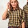 Camisa de cuadros manga larga mujer Mulligan. .