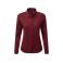 Camisa de cuadros manga larga Easycare mujer Maxton Check. Color black/red.