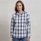 Camisa de cuadros manga larga mujer Ginmill. .