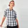 Camisa de cuadros manga larga mujer Ginmill. .