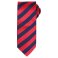 Corbata de rayas Club stripe. .
