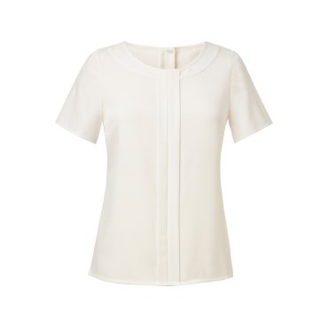 Blusa crêpe de China manga corta mujer Felina Blusa crêpe de China manga corta mujer Felina