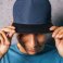 Gorra de visera plana reciclada Bank five-s. .