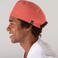 Gorro cirujano Liso. Color coral.