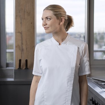 Chaqueta de chef manga corta mujer JF 25 Chaqueta de chef manga corta mujer JF 25
