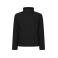Chaqueta softshell hombre TRA654 Reid. Color black.