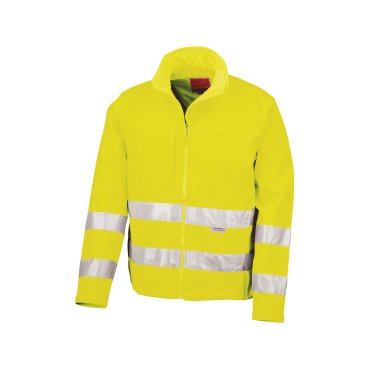 Chaqueta softshell de alta visibilidad hombre R117X Big view Chaqueta softshell de alta visibilidad hombre R117X Big view