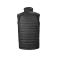 Chaleco softshell acolchada reciclada unisex R238x. Color black/red.
