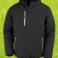 Chaqueta invierno con capucha reciclada hombre R240x. Color black/grey.
