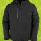 Chaqueta invierno con capucha reciclada hombre R240x. Color black/black.